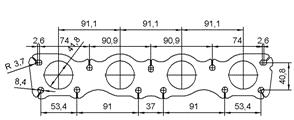 Catalizzatore per BMW 318i 2.0i 16V 1995 cc 143 cv 1.6i 16V 122cv (9/07>6/13)