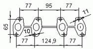 Catalizzatore per FIAT PUNTO 1.2i 8V 1242 cc 60 cv 188A4.000 1.2i 8V 60cv (9/99>3/12)