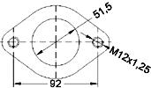 Catalizzatore per GALLOPER SANTAMO 2.0i 16V 1997 cc 139 cv G4CP 2.0i 16V 139cv (1/99>)
