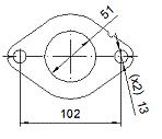 Catalizzatore per HYUNDAI i20 1.2i 16V 1248 cc 75 cv G4LA 1.2i 16V 75cv (10/14>9/20)
