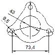Catalizzatore per ALFA ROMEO MI-TO 1.3TD JTD 1248 cc 90 cv 199A3000 1.3TD JTD 90cv (9/08>12/11)