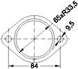 Catalizzatore per MERCEDES V230 2.3TD 2299 cc 98 cv OM601 2.3TD 98cv (9/96>4/00)