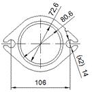 Catalizzatore per MERCEDES VIANO 2.0TD CDi 2148 cc 109 cv 646982 2.0TD CDi 109cv (1/03>)