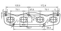 Catalizzatore per NISSAN PRIMERA 2.0i 16V 1998 cc 141 cv QR20 2.0i 16V 141cv (3/02>)