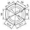 Catalizzatore per NISSAN MICRA 1.0i 16V 998 cc 65 cv CG10DE 1.0i 16V 65cv (11/03>5/05)
