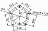 Catalizzatore per NISSAN MICRA 1.0i 16V 998 cc 54 cv CG10DE 1.0i 16V 54cv (7/00>5/01)