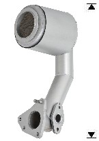 Catalizzatore per NISSAN JUKE 1.6i DIG-T 16V 1618 cc 190 cv MR16DDT 1.6i DIG-T 16V 190cv (5/14>)