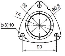 Catalizzatore per SAAB 9-3 1.8i Turbo 16V 1998 cc 150 cv B207E 1.8i Turbo 16V 150cv (3/05>)
