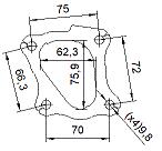 Catalizzatore per SUZUKI SX4 1.4i VVT 16V 1373 cc 140 cv K14C 1.4i VVT 16V 140cv (8/16>)