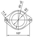 Catalizzatore per TOYOTA RAV 4 2.0i 16V 1998 cc 152 cv 1AZFE 2.0i 16V 152cv (11/05>11/12)