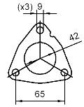 Catalizzatore per TOYOTA AURIS 1.4TD D4D DPF 1364 cc 90 cv 1NDTV 1.4TD D4D DPF 90cv (10/12>4/15)