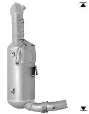 FAP / DPF per OPEL CORSA D 1.3TD CDTI DPF 1248 cc 75 cv A13DTC 1.3TD CDTI DPF 75cv (1/10>8/14)