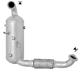 FAP / DPF per FORD C-MAX 1.6TD TDCI DPF 1560 cc 95 cv 1.6TD TDCI DPF 95cv (5/14>)