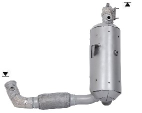 FAP / DPF per FORD FOCUS 1.5TD EcoBlue DPF 1499 cc 95 cv Z2DA 1.5TD EcoBlue DPF 95cv (5/18>)