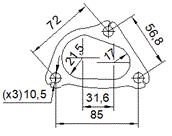 FAP / DPF per HYUNDAI i30 1.4TD CRDI DPF 1396 cc 90 cv D4FC 1.4TD CRDI DPF 90cv (12/14>4/17)