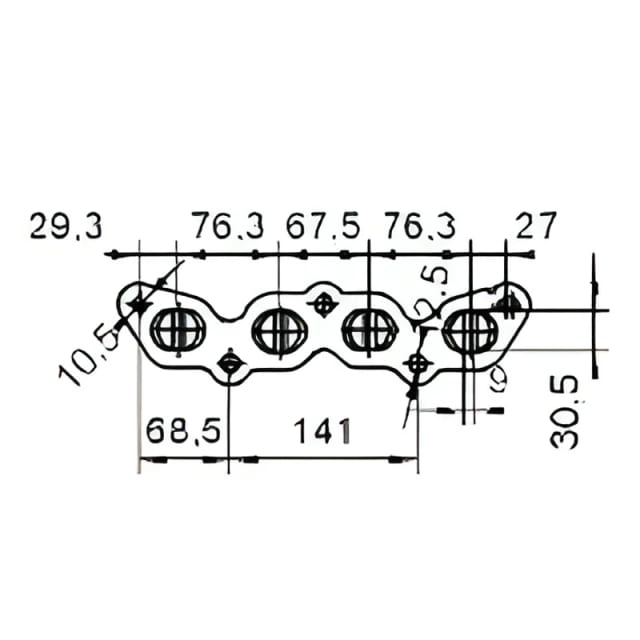 Catalizzatore per Ford C Max 1.6i 16V 101cv