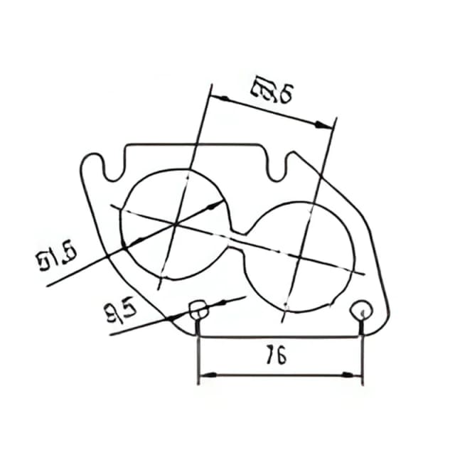 Catalizzatore per Opel Astra 2.0i 16V 136cv
