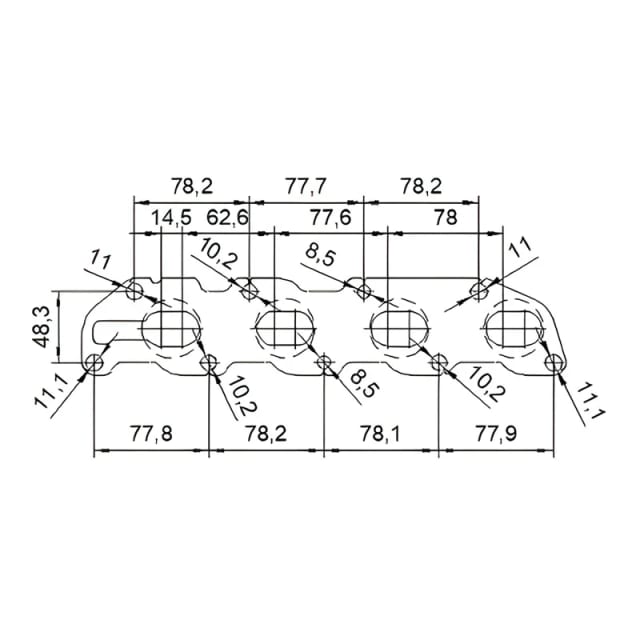 Catalizzatore per Chevrolet Aveo 1.2i 16V 69cv