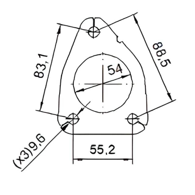 Catalizzatore per Opel Astra 1.4i Turbo 16V 120cv