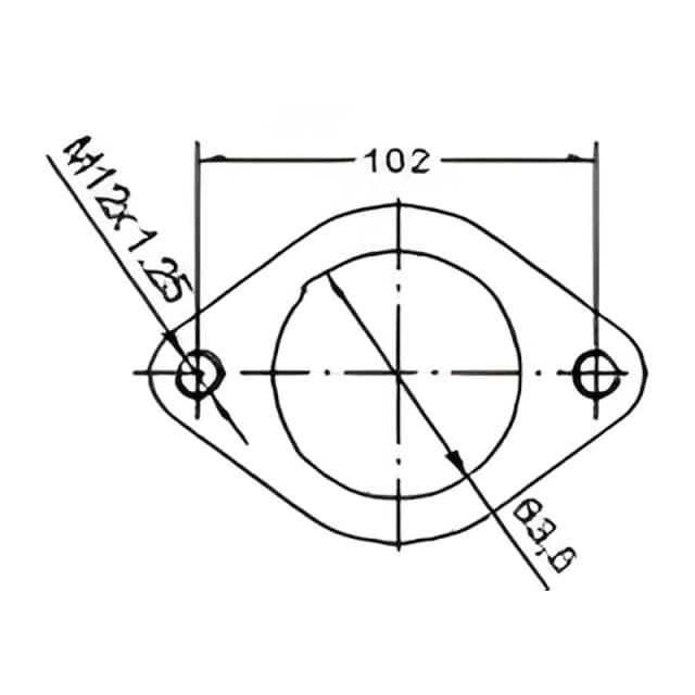 Catalizzatore per Mitsubishi Montero 2.5TD DID 116cv