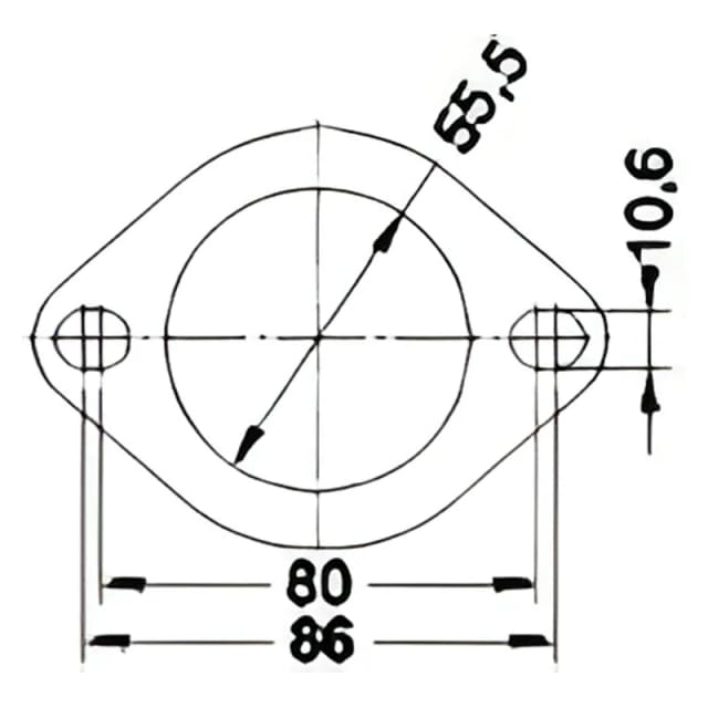 Catalizzatore per Renault Clio 1.2i 60cv
