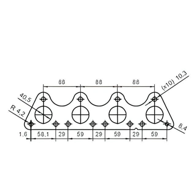 Catalizzatore per Audi A3 2.0i 16V FSI 150cv
