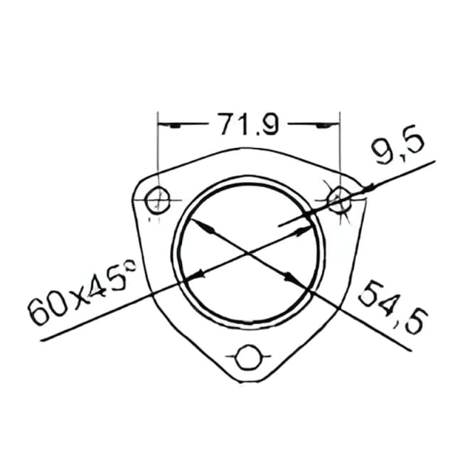 Catalizzatore per Volkswagen Bora 1.6i 16V 110cv