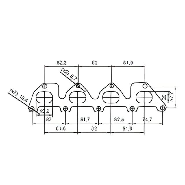 Catalizzatore per Seat Leon A 1.4i 16V 75cv