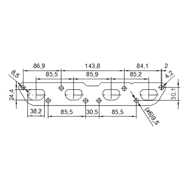 Catalizzatore per Chrysler Jeep Renegade 1.6i 16V 110cv