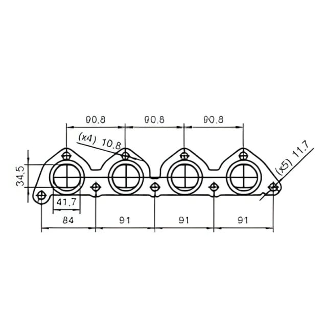 Catalizzatore per Hyundai Coupe A 1.6i 16V 114cv