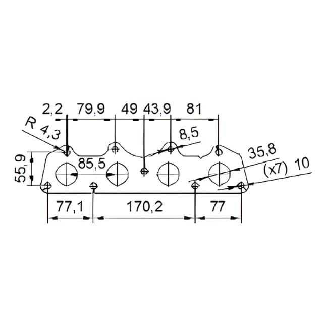 Catalizzatore per Hyundai I30 1.4i 16V 109cv