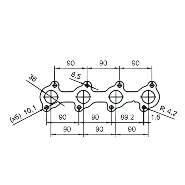 Catalizzatore per Mercedes A150 1.5i 8V 95cv