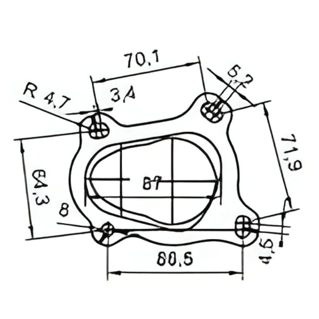 Catalizzatore per Nissan Primastar 2.0TD DI 90cv