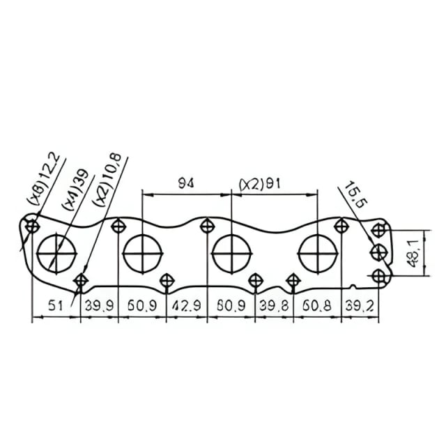 Catalizzatore per Suzuki Liana 1.3i 16V 90cv