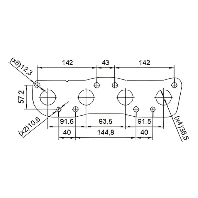 Catalizzatore per Suzuki SX4 1.6i VVT 16V 117cv