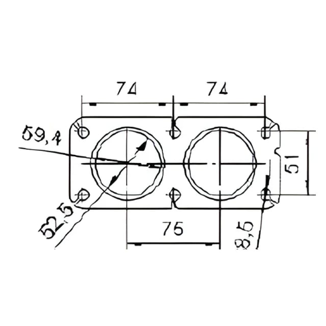 Catalizzatore per Volvo S40 1.6i 16V 110cv