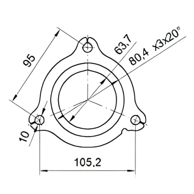 Catalizzatore per Volvo S60 2.4i 20V 4WD 200cv