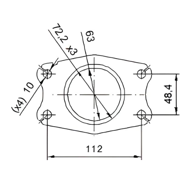 Catalizzatore per Volvo C30 2.4i 20V 170cv