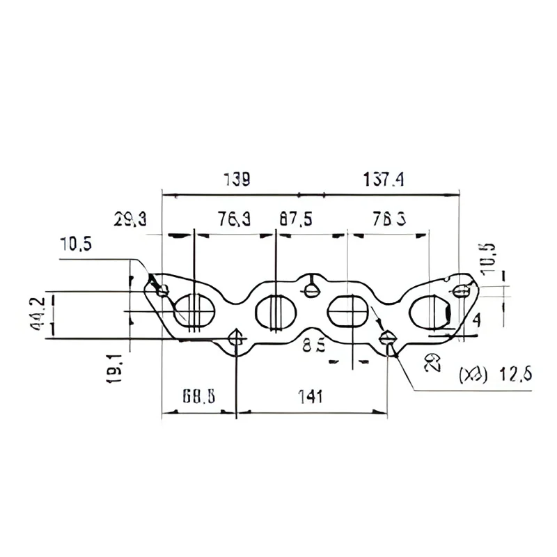 Catalizzatore per FORD B MAX 1.4i 16V 90cv