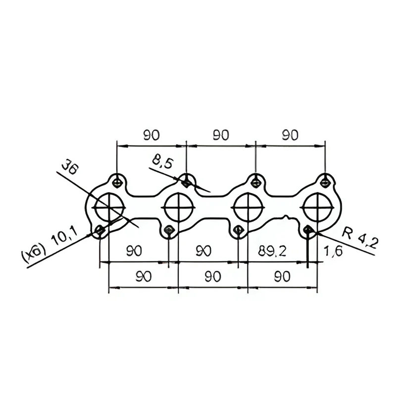 Catalizzatore per MERCEDES A150 1.5i 8V 95cv
