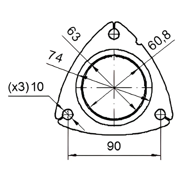 Catalizzatore per SAAB 9 3 1.8i Turbo 16V 150cv