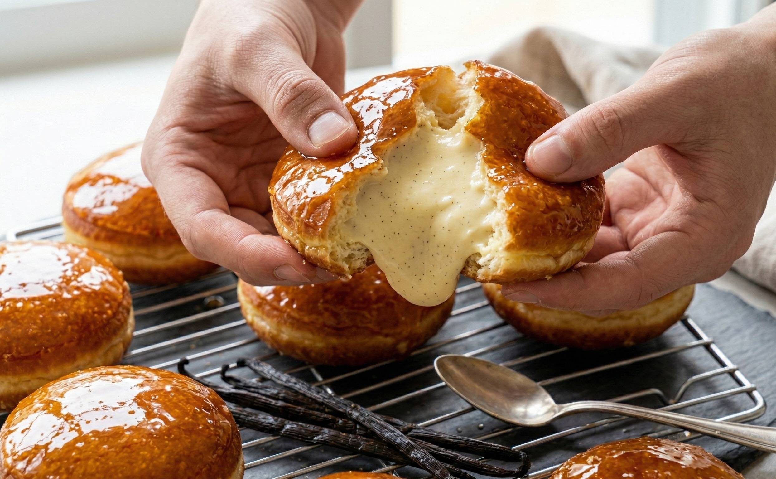 Crème Brûlée Doughnuts
