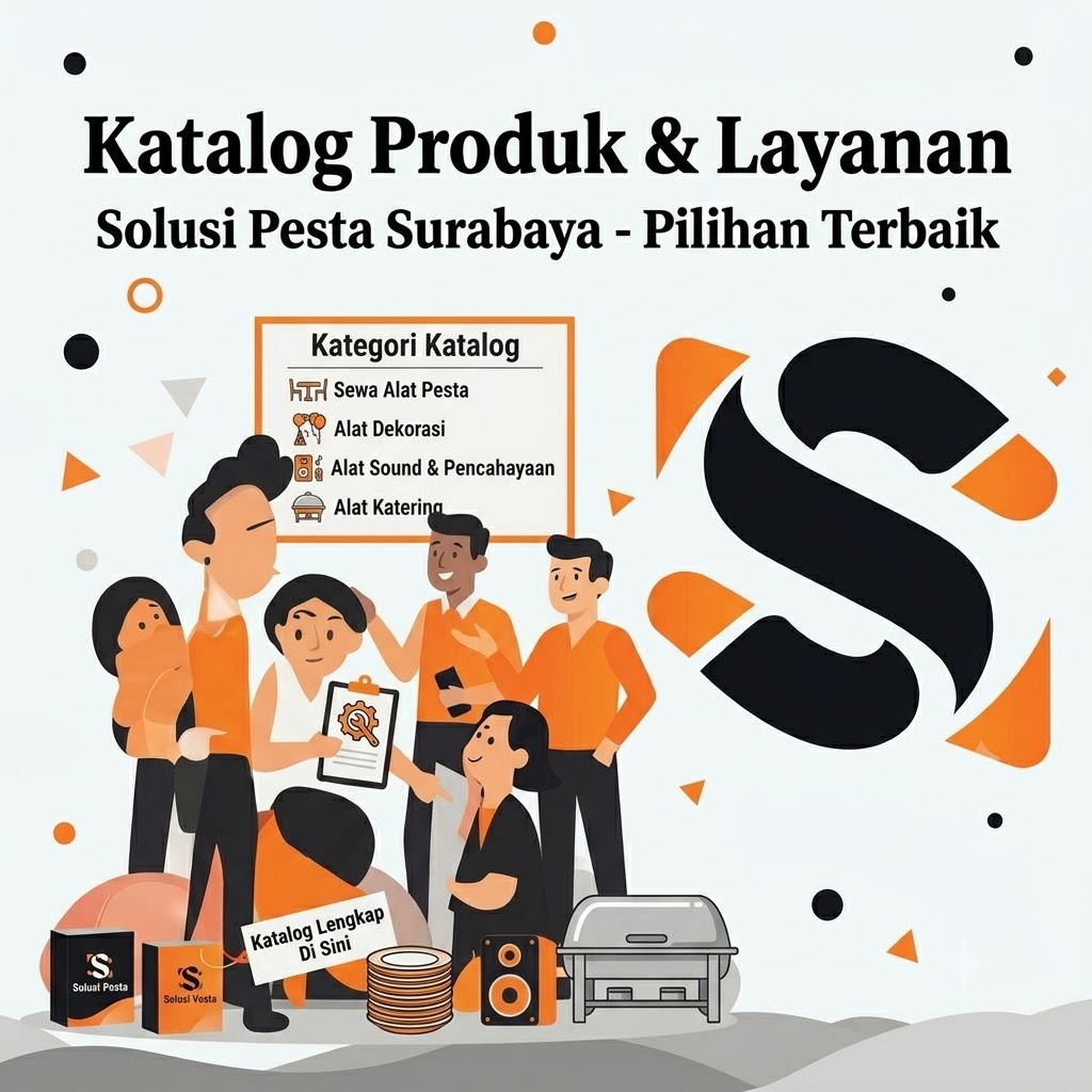 Gambar ilustrasi untuk Katalog Lengkap Alat Pesta