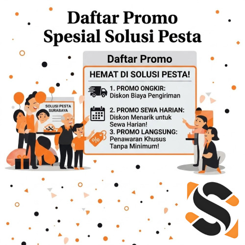 Gambar ilustrasi untuk Promo Spesial Sewa Alat Pesta