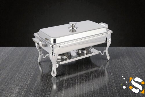 Foto produk Pemanas Makanan Kotak (Chafing Dish) Stainless
