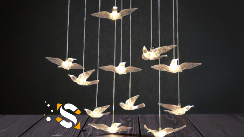 Lampu Hias Model Burung (Acrylic Bird Light)