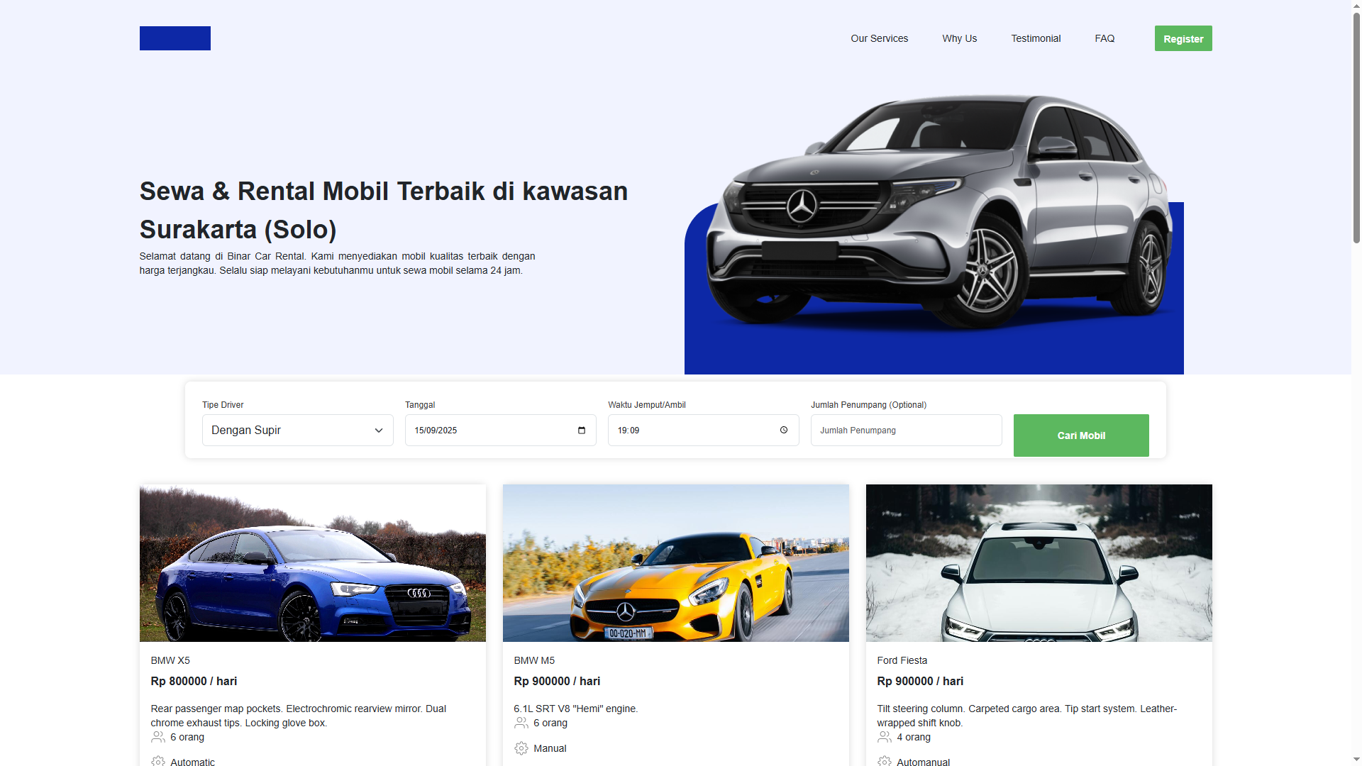 Car Rental Web