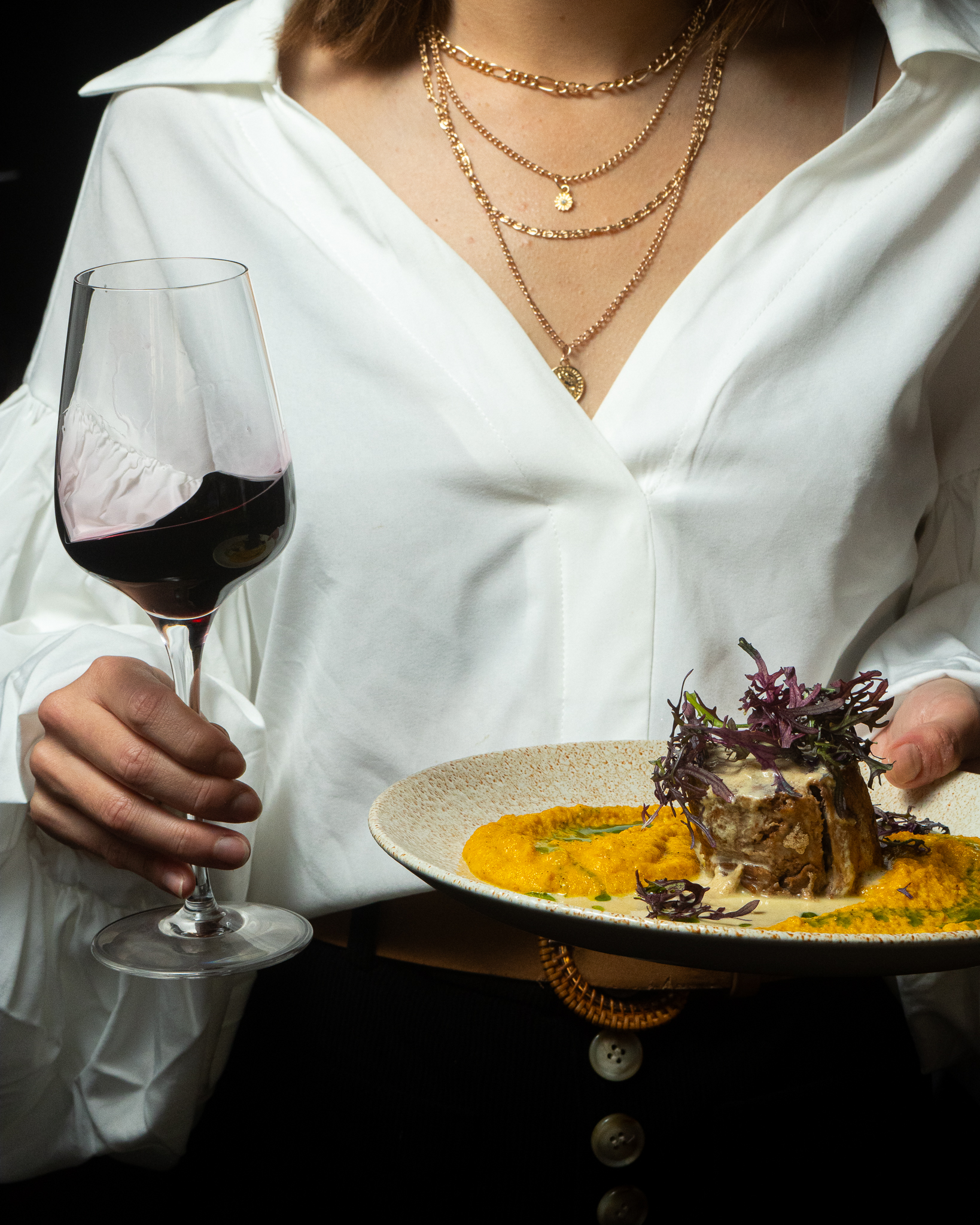 Assiette dressée photographie food Lille