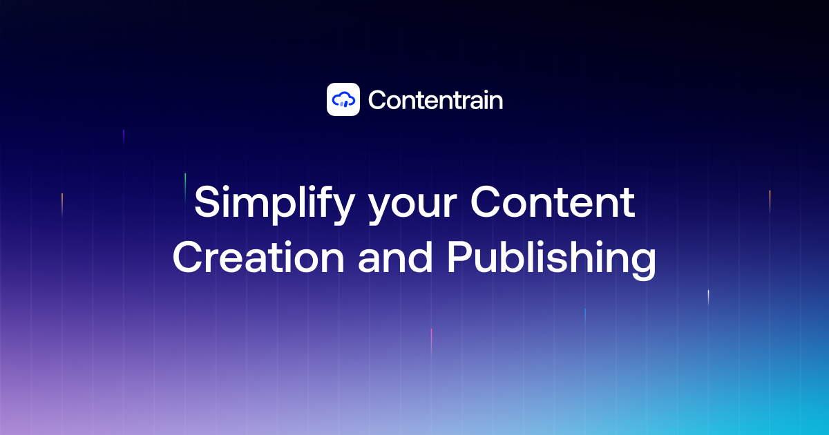 Contentrain - Your new Git-based Headless CMS experience | Build Jamstack Apps & Websites seamlessly
