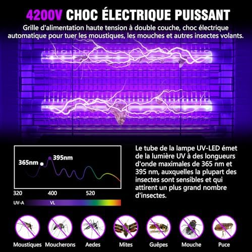 Vue 2 de Seenlast Lampe Anti Moustique